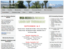 Tablet Screenshot of montereymensclub.net